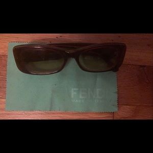 Brown FENDI  shades no cracks, stains , no case